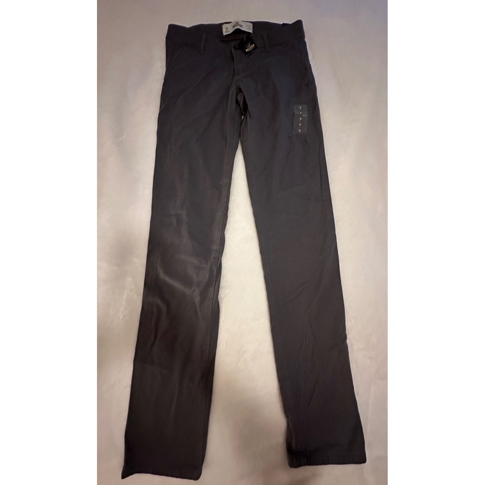 Hollister Womens Gray Casual Chino Pants Size 24 31 New with Tags‎